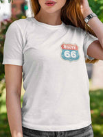 Tee shirt Biker Femme Route 66