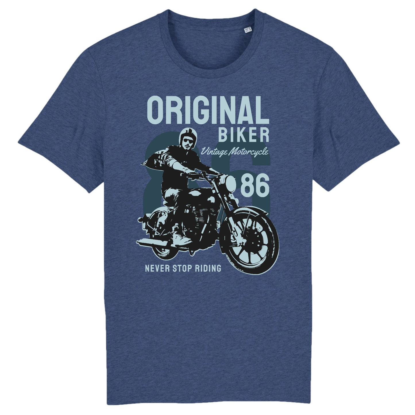 Tee shirt Biker XS / Indigo