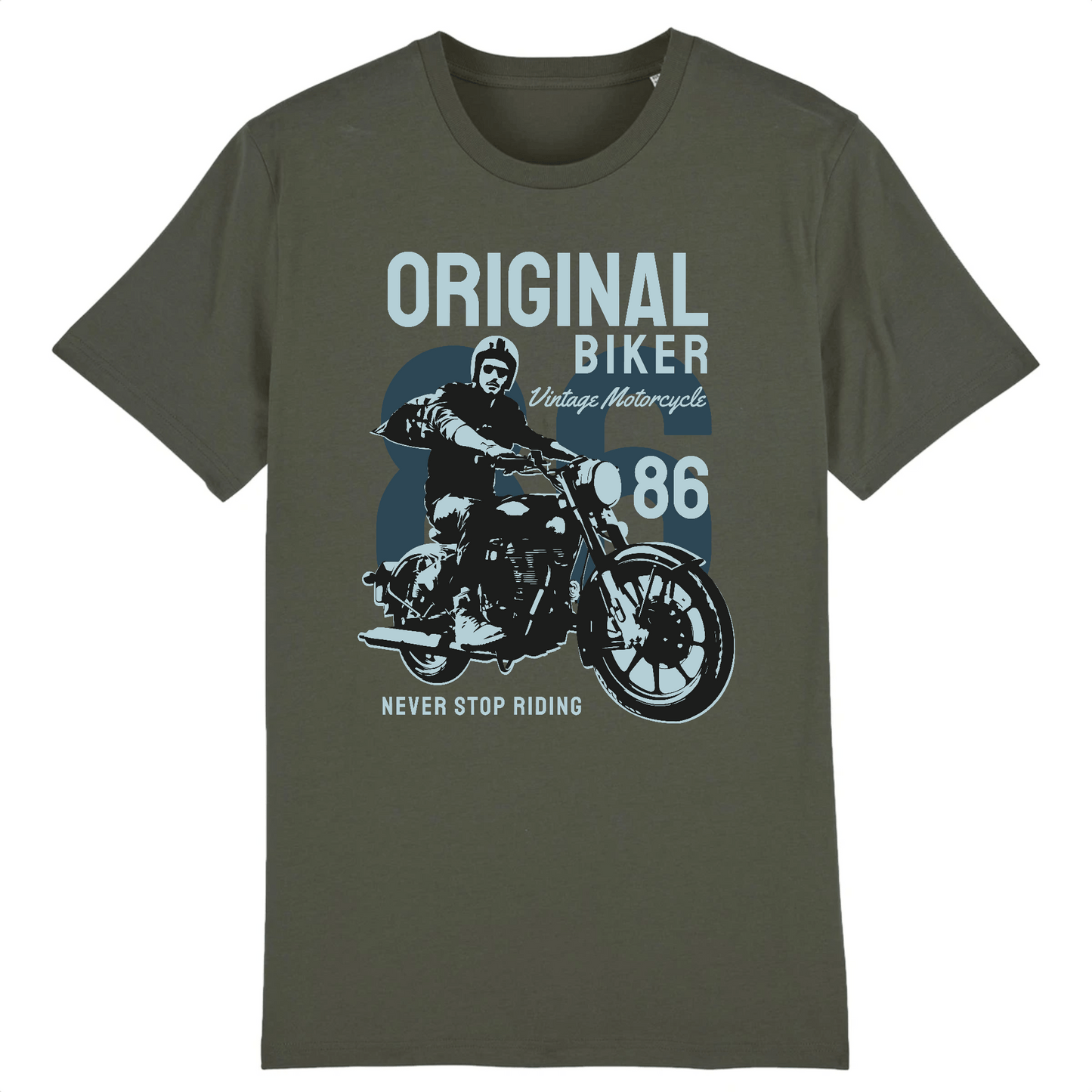 Tee shirt Biker XS / Kaki