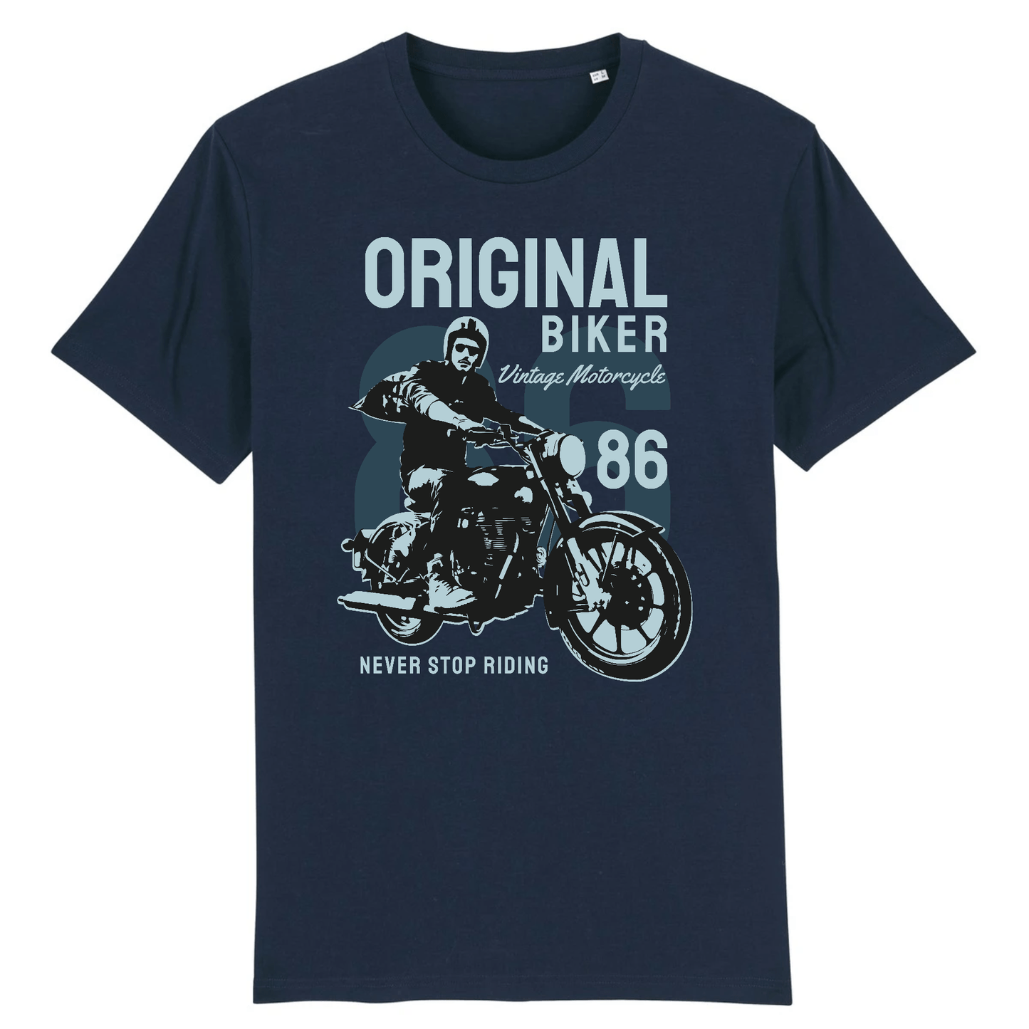 Tee shirt Biker XS / Marine