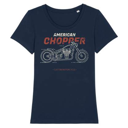 Tee shirt Femme Chopper | Mr.Biker XS / Marine