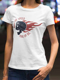 Tee shirt femme tête de mort