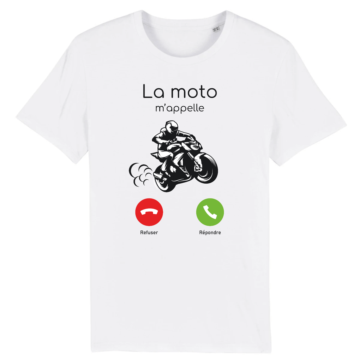 Tee shirt La Moto M'appelle XS / Blanc