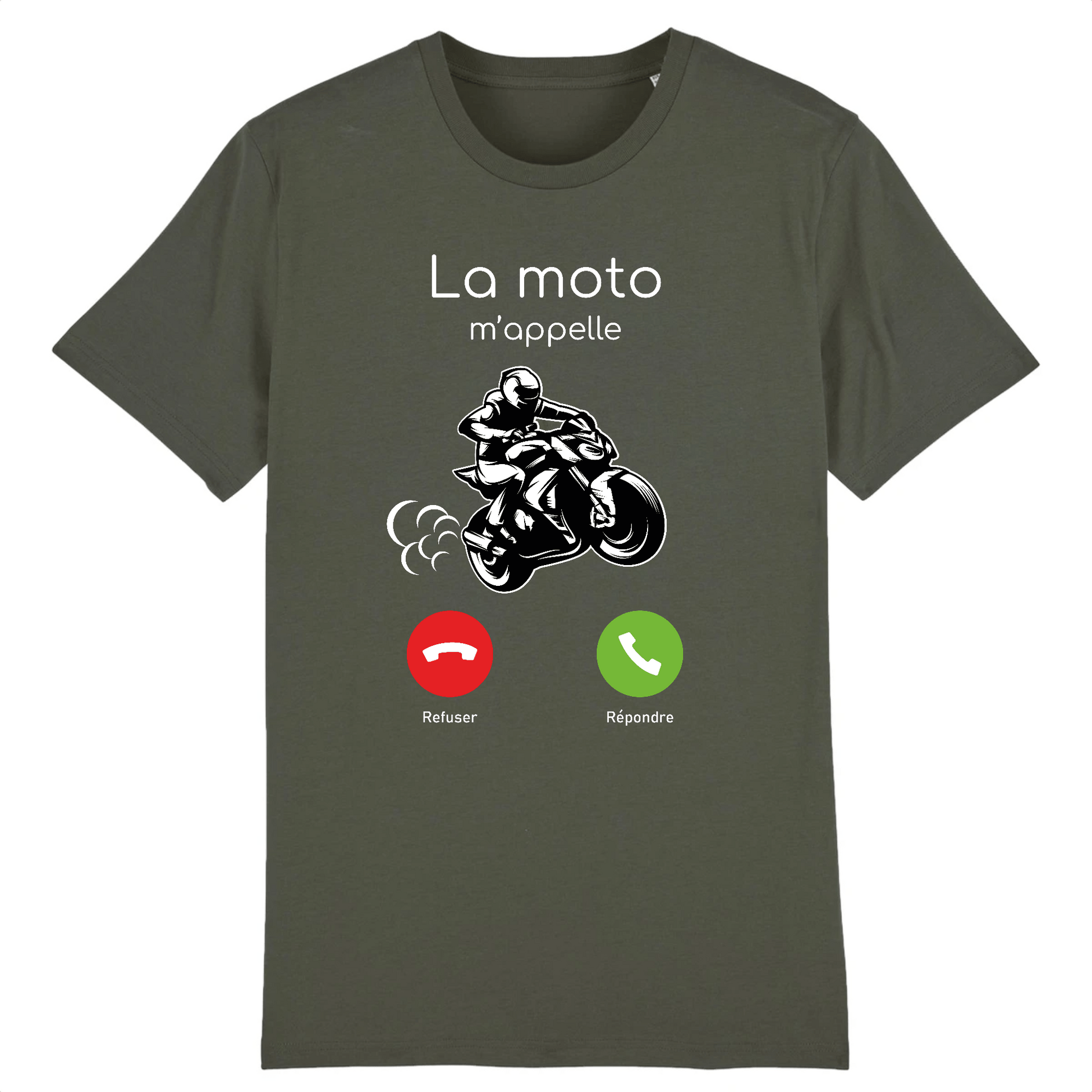 Tee shirt La Moto M'appelle XS / Kaki