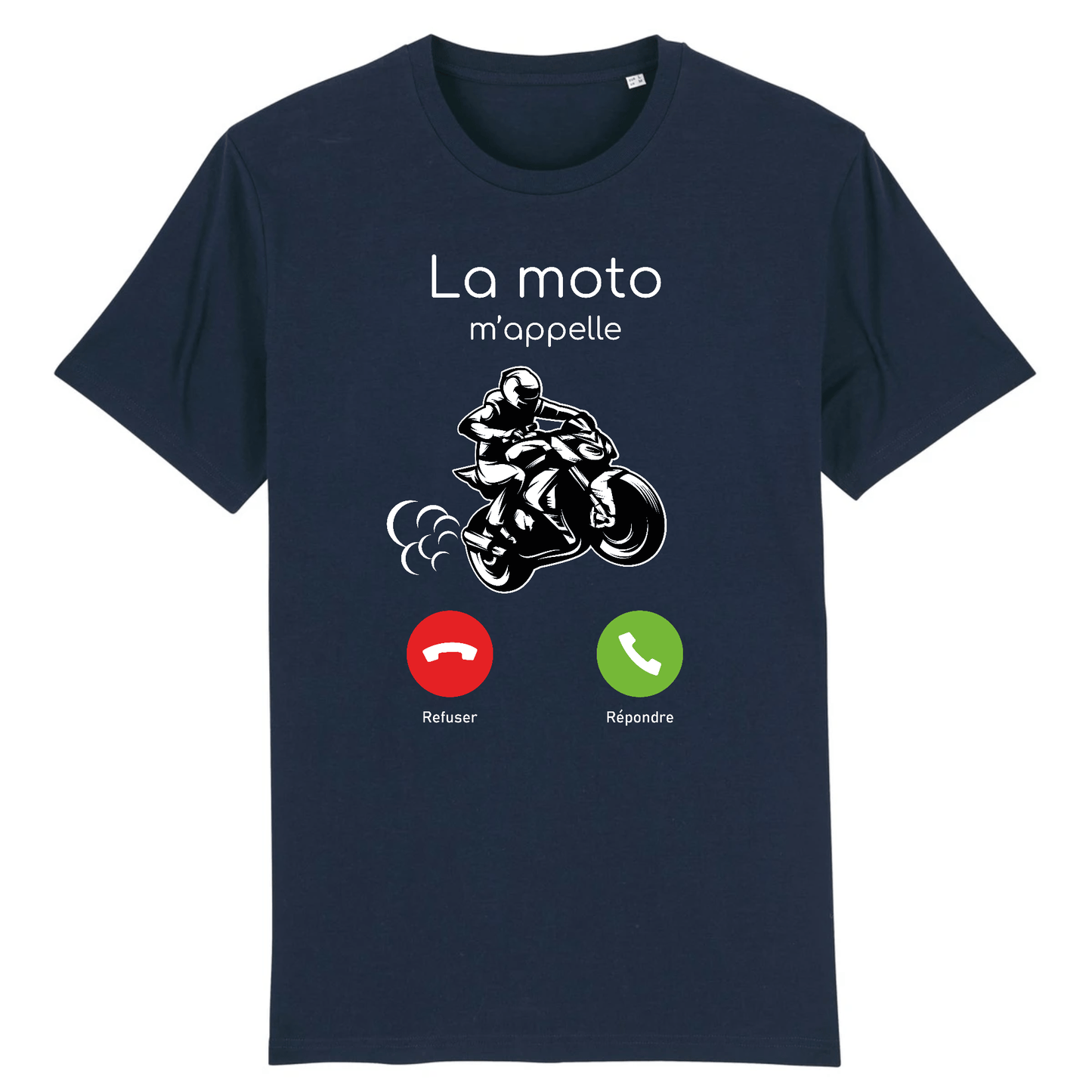 Tee shirt La Moto M'appelle XS / Marine