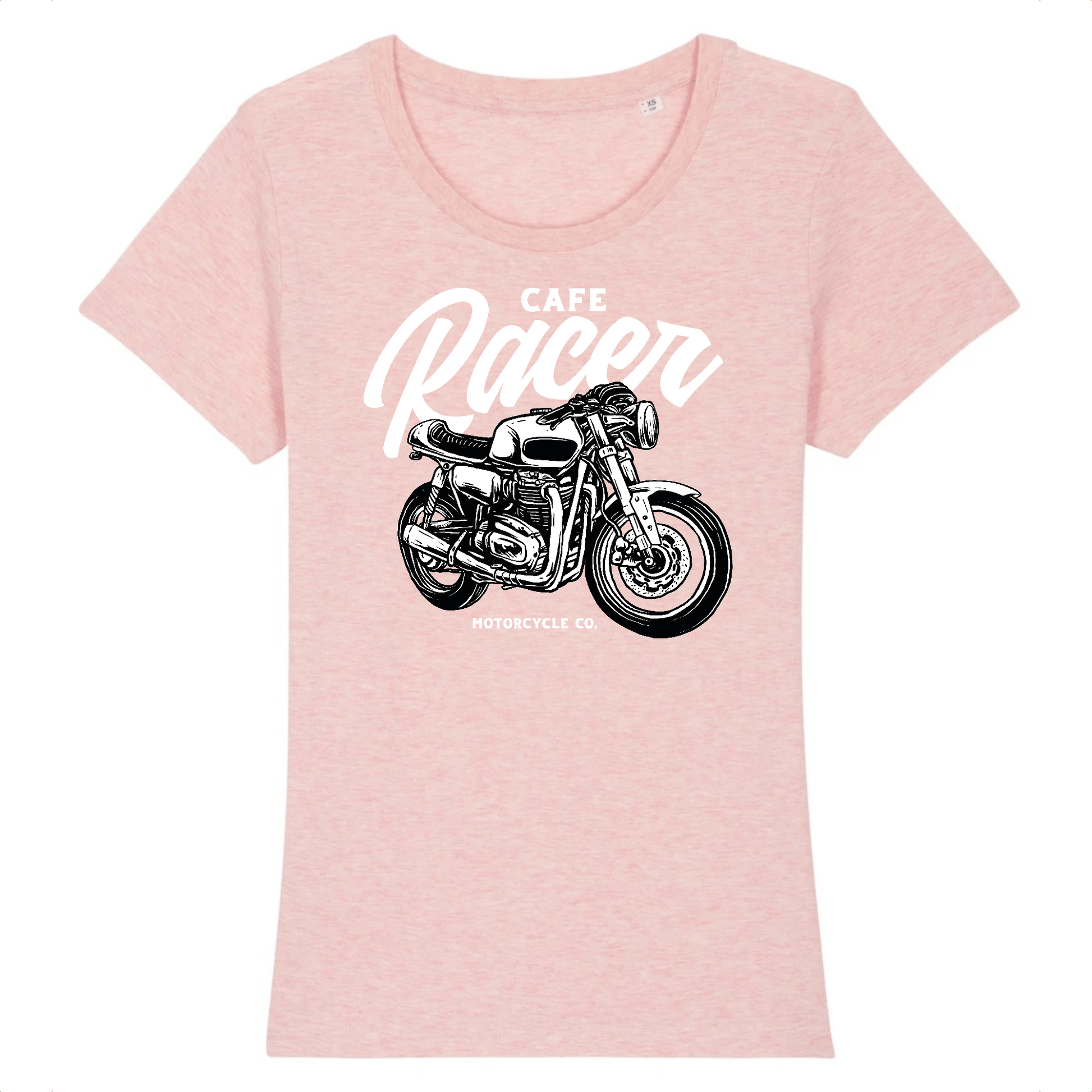 Tee shirt Moto Café Race Femme | Mr.Biker XS / Rose