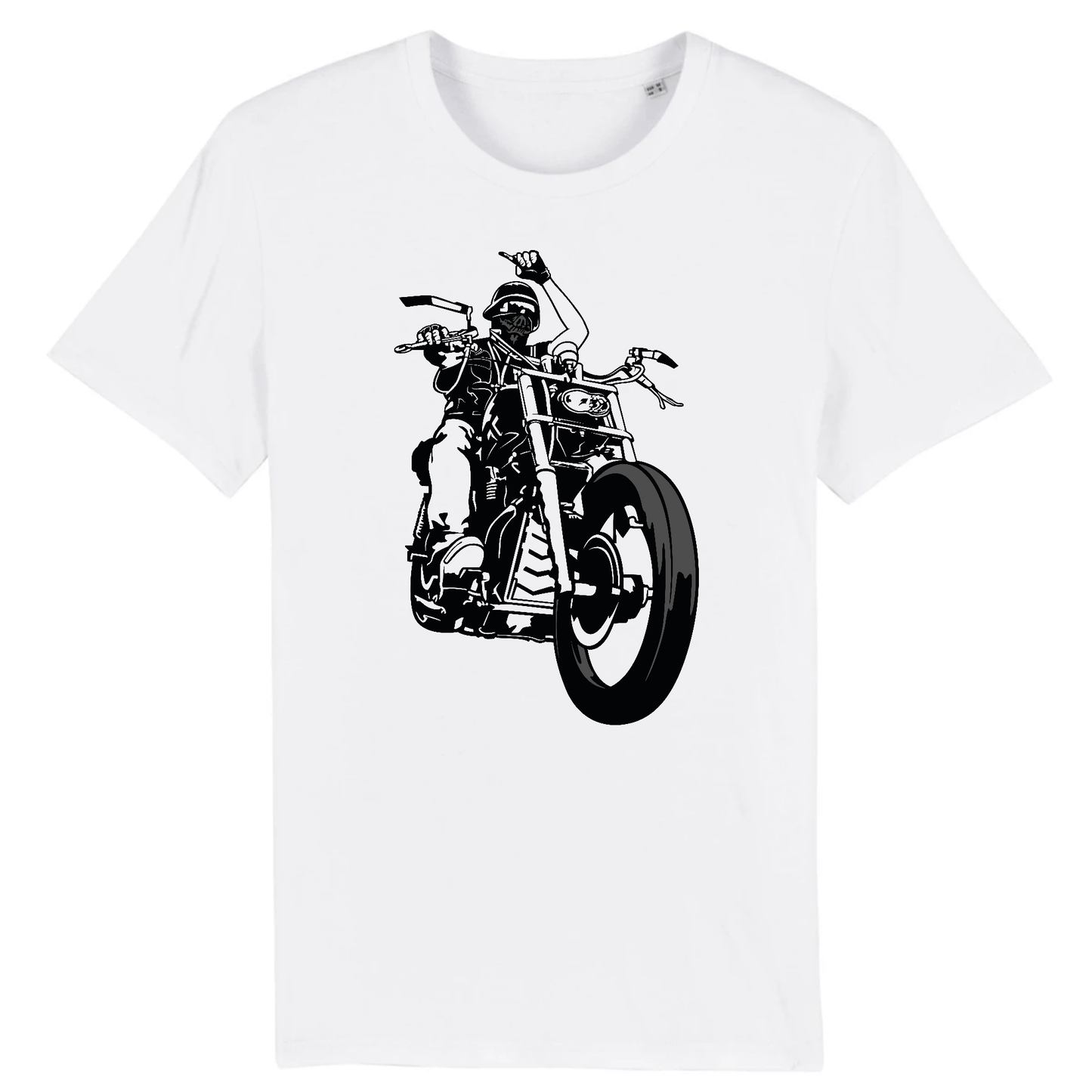 Tee shirt Moto Custom XS / Blanc