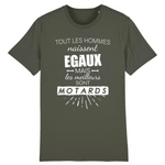 Tous les hommes naissent égaux mais les meilleurs sont motards XS / Kaki