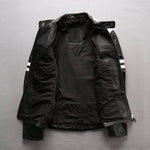 Veste en Cuir Motard