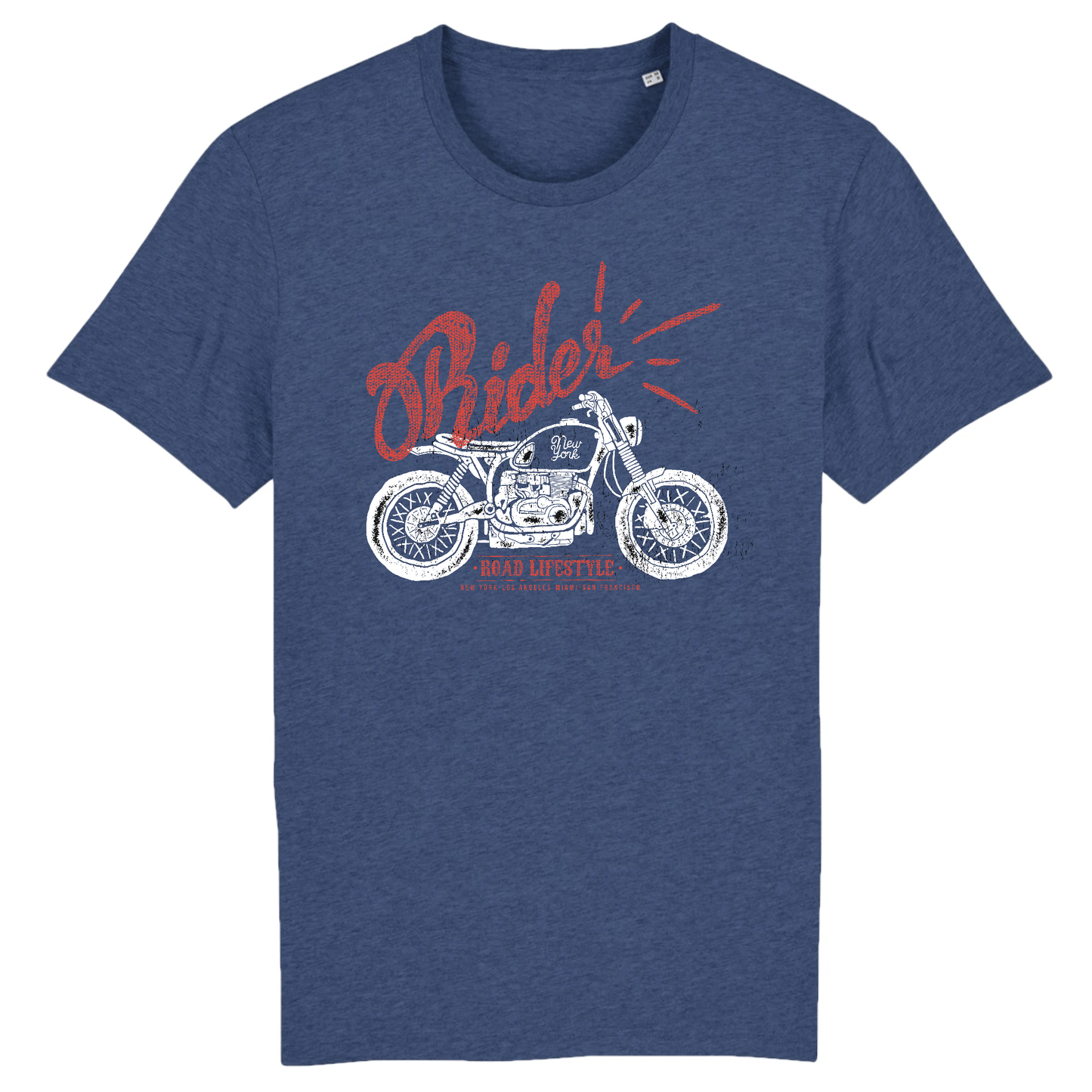 Vintage Bicker T shirt | Mr.Biker XS / Indigo