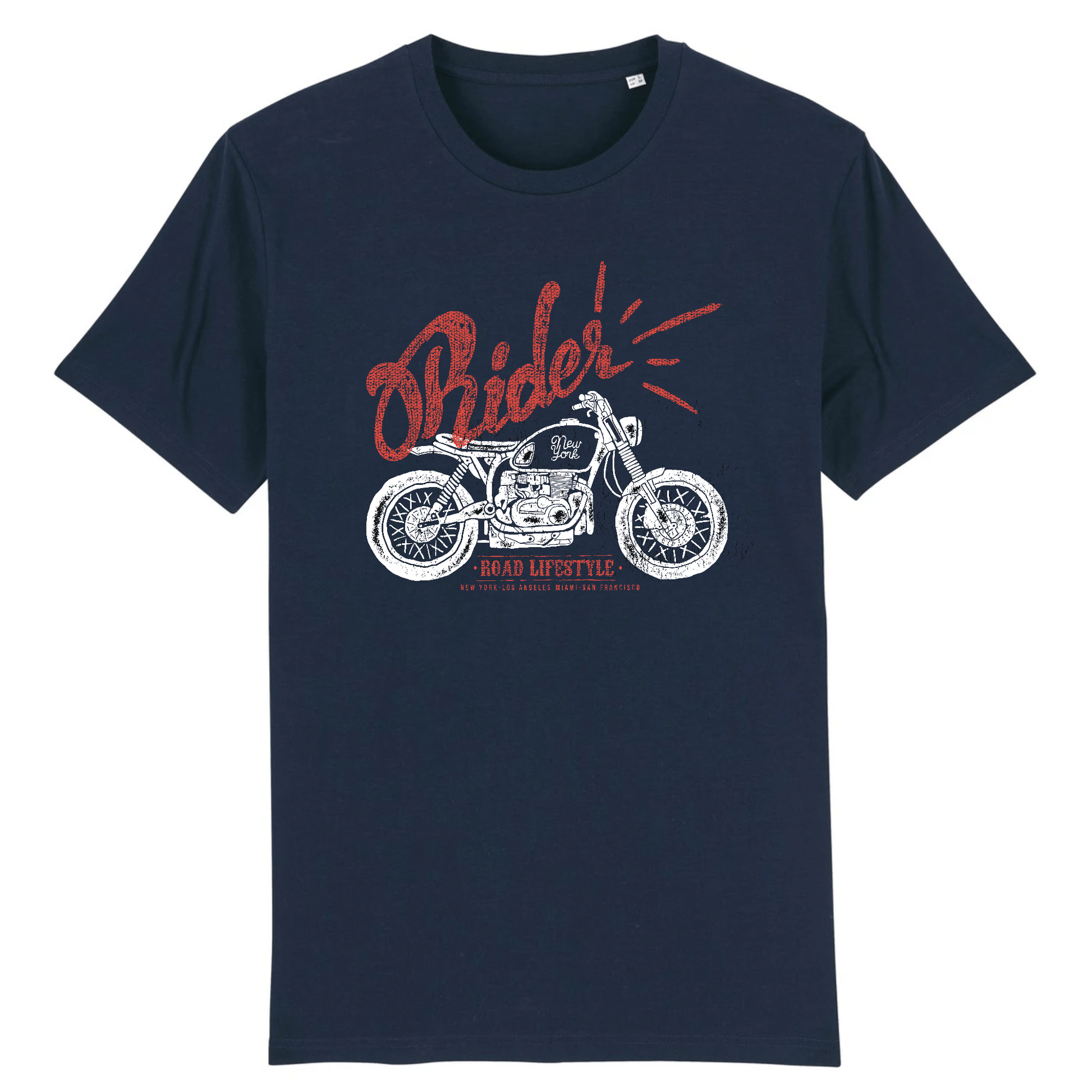 Vintage Bicker T shirt | Mr.Biker XS / Marine